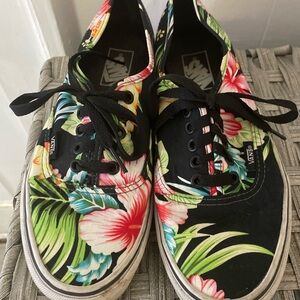 Vans unisex tropical print vans 7.5M